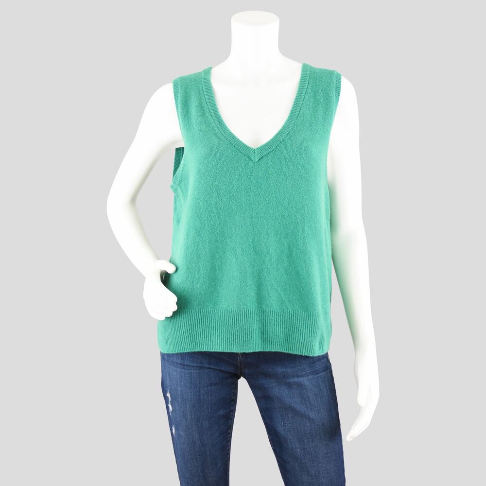 Old Navy SoSoft V-Neck Layering Vest Green Women's Large